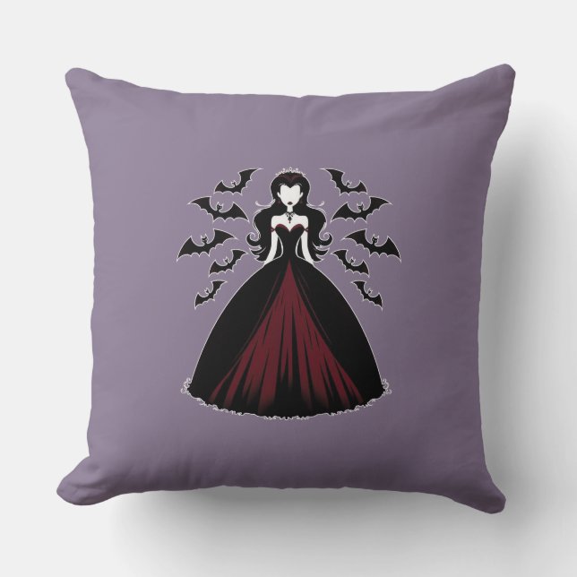 Vampire Queen Kissen (Vorderseite)