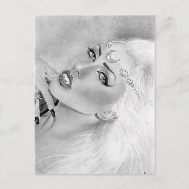 Vampire Queen Postcard Postkarte (Vorderseite)