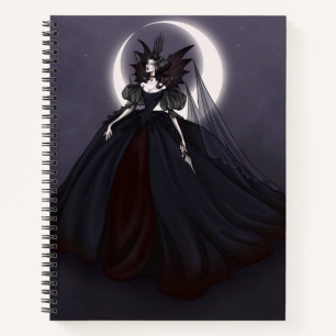 Vampire Queen Spiral Notebook Notizbuch