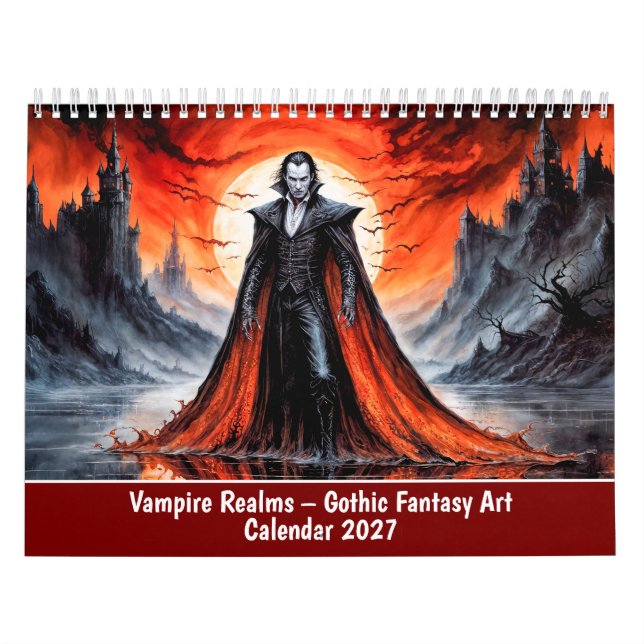 Vampire Reiche – Gothic Fantasy Art Kalender (Titelbild)