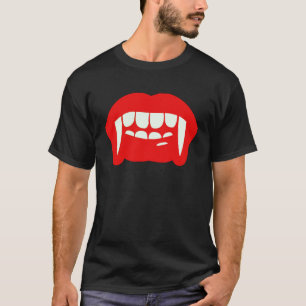 Vampire-Reißzahn-Shirt T-Shirt
