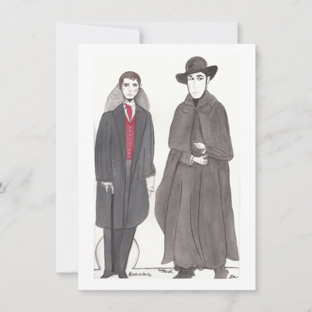 Vampire & Reverend Paper Dollars Karte (Vorderseite)