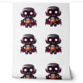 Vampire Robot Halloween Niedliche futuristische Sp Tapete