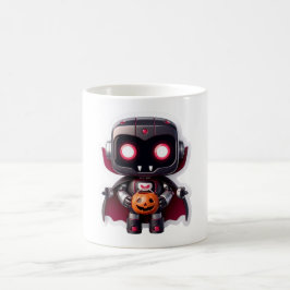 Vampire Robot Halloween Tasse Niedlich Spooky Tech