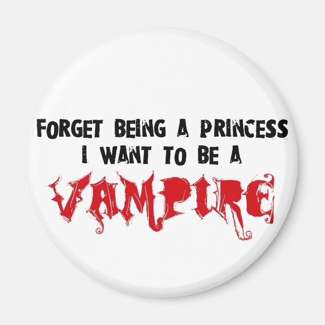 Vampire Romance Addict Magnet (Vorne)