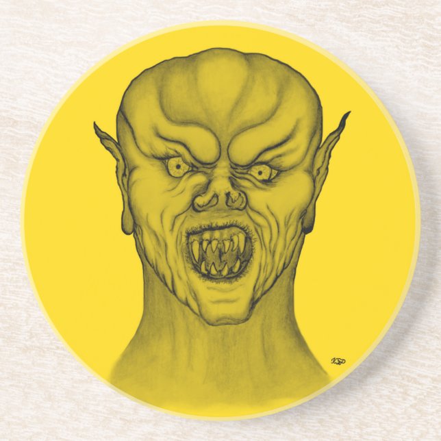 Vampire Sandstein Untersetzer (Vorne)