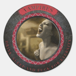 Vampire-Siegel - Supernatural Aufkleber