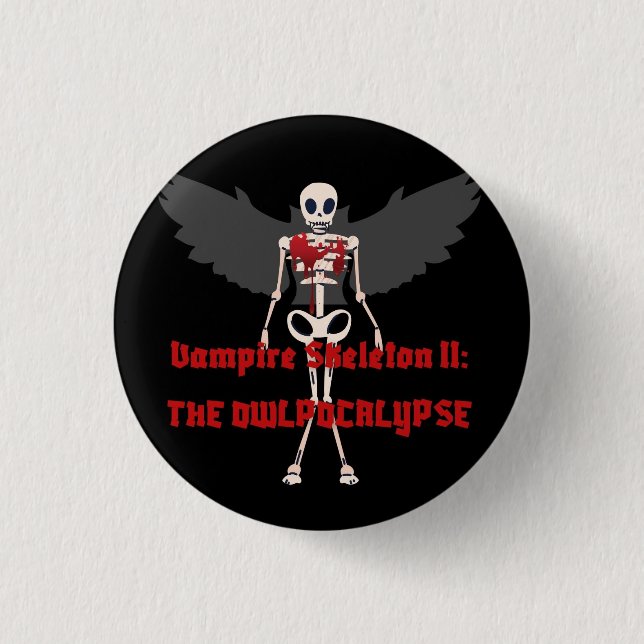 Vampire Skeleton II Button (Vorderseite)