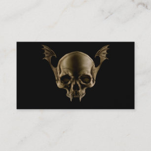 Vampire Skull Business Card Visitenkarte