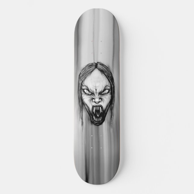 Vampire Skull II Skateboard Deck (Vorderseite)