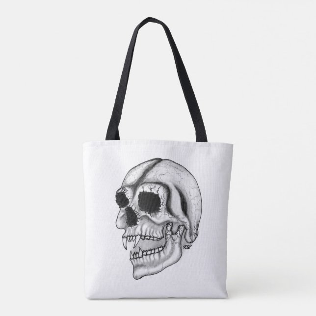Vampire Skull Tasche (Rückseite)