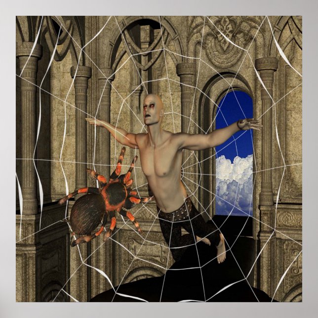 Vampire Spiders Web Poster (Vorne)