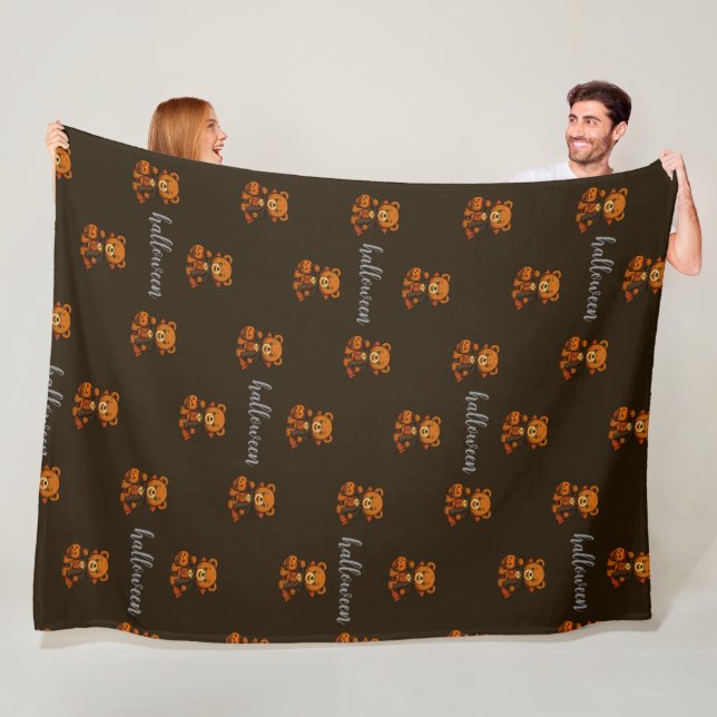Vampire Teddy Halloween Blanket Fleecedecke (Beispiel)