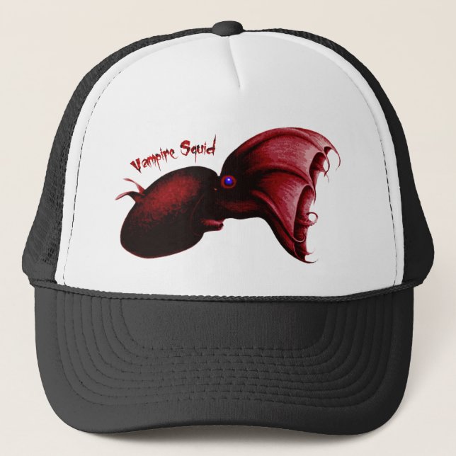 Vampire-Tintenfisch-Hut Truckerkappe (Vorderseite)