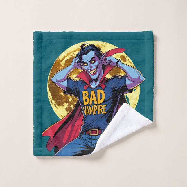 Vampire vilain (Gant de toilette)