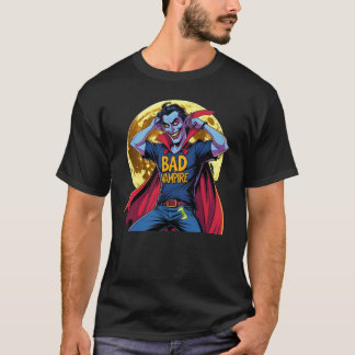 Vampire vilain, T-shirt drôle pour homme Vampire