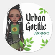 Vampires gothiques urbains Autocollants 8