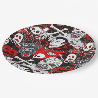 Vampires Night Paper Tellers 9" Pappteller