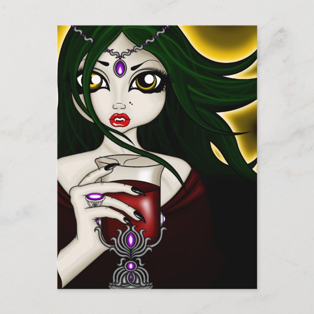 Vampiress Postkarte (Vorderseite)
