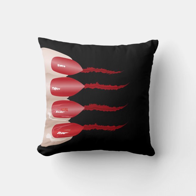 Vampirfinger Kissen (Vorderseite)
