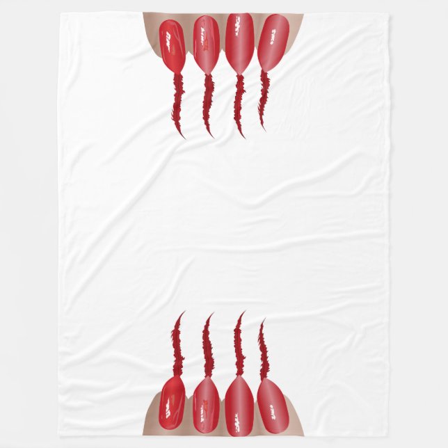 Vampirfinger V2 Fleecedecke (Vorderseite)