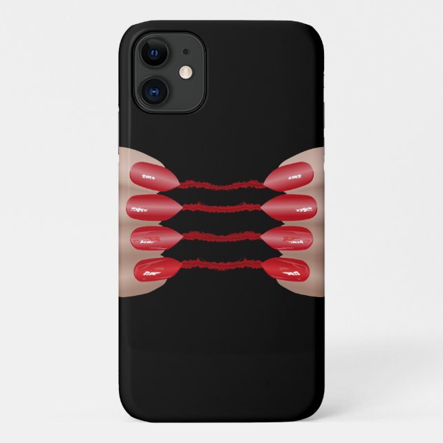 Vampirfinger V.2 Case-Mate iPhone Hülle (Rückseite)