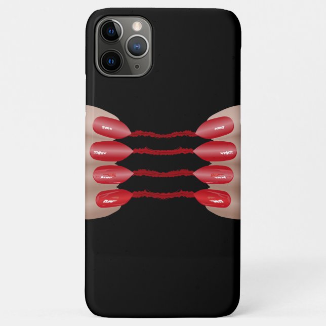 Vampirfinger V.2 Case-Mate iPhone Hülle (Rückseite)