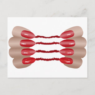 Vampirfinger V.2 Postkarte