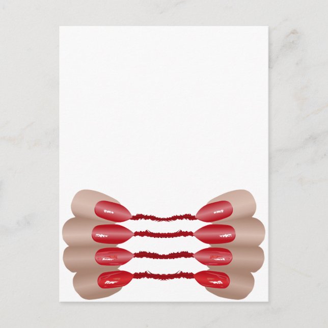 Vampirfinger V.2 Postkarte (Vorderseite)