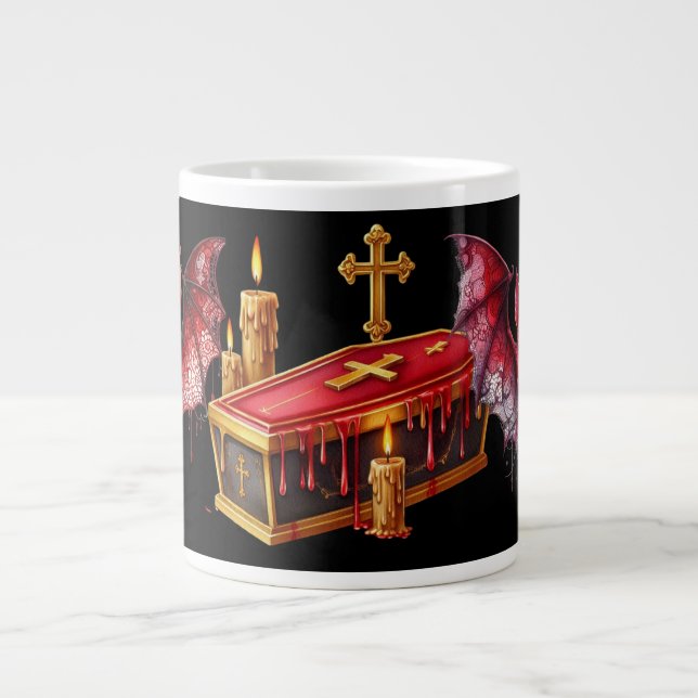 Vampirfledermäuse Jumbo-Tasse (Vorderseite)