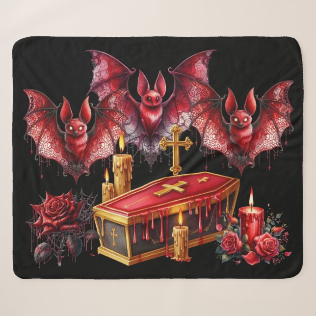 Vampirfledermäuse Sherpadecke (Vorderseite (Horizontal))