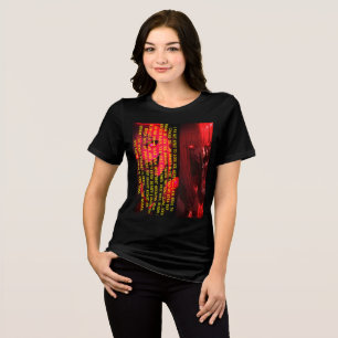 Vampiric Seductress Whisper - Dark Gothic Tri-Blend Shirt