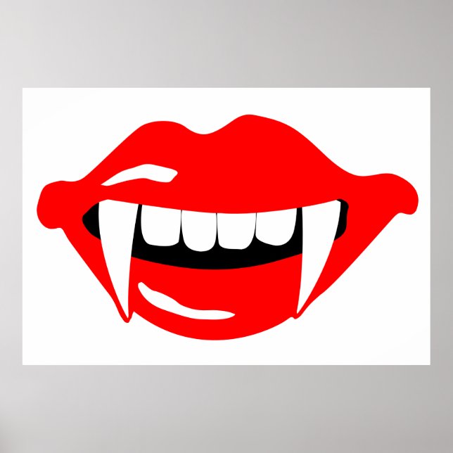 Vampirmmünde Poster (Vorne)