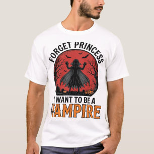 Vampirprinzessin-Shirt Gruselig Retro Halloween-De T-Shirt