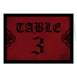Vampirs-Braut-Tabellen-Karte