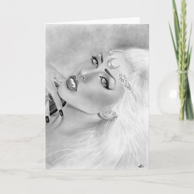 Vampirs-Königin-Karte Karte (Vorderseite)