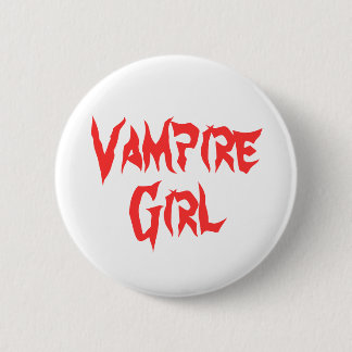 Vampirs-Mädchen Button