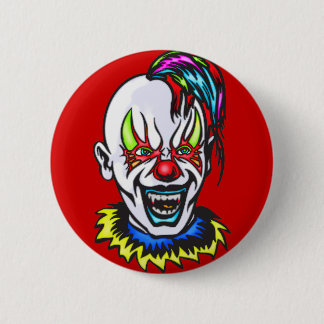 Vampirs-Übel-Clown Button