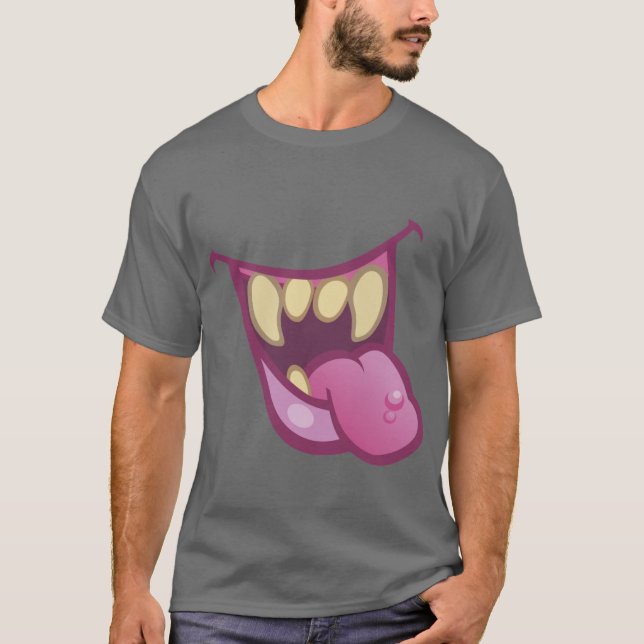 Vampirs-Zähne T-Shirt (Vorderseite)