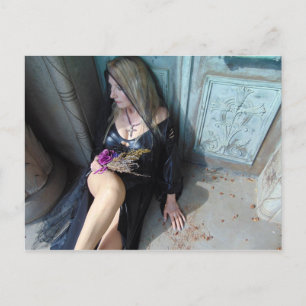 Vamplifizierte Schatten der Reflektionskarte Postkarte