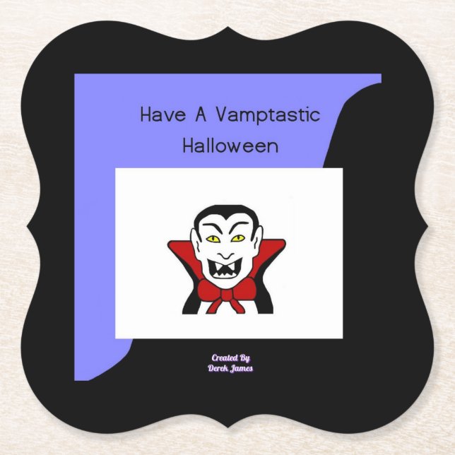 Vamptastic Halloween Bracket Paper Untersetzer (Vorderseite)