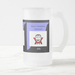 Vamptastic Halloween Large Mattiert Glass Tasse