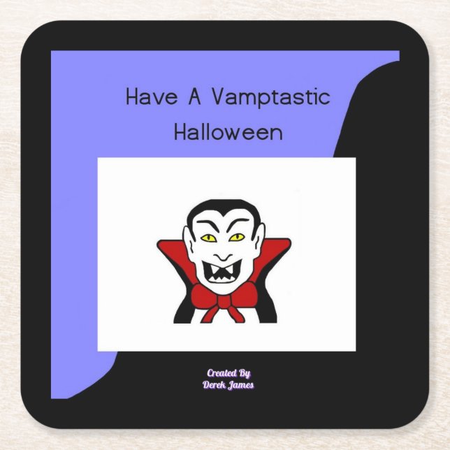 Vamptastic Halloween Paper Untersetzer (Vorderseite)