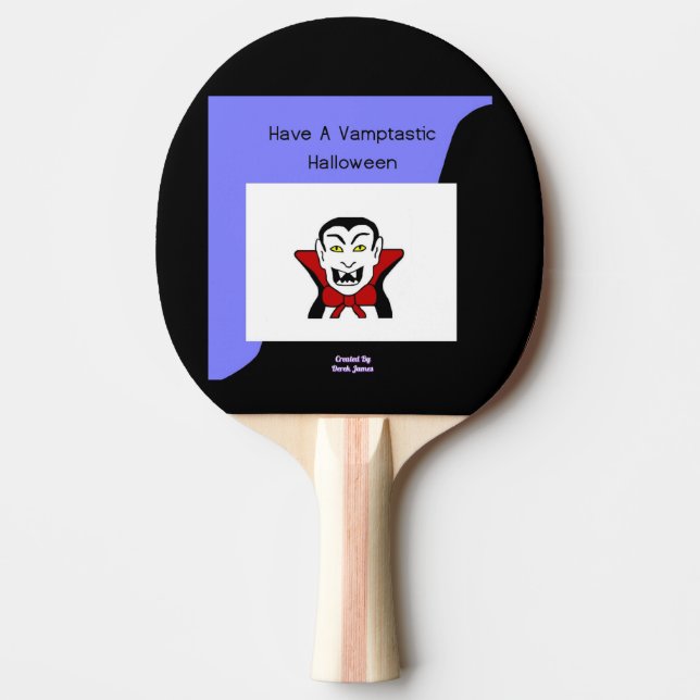 Vamptastic Halloween Pong Paddle Tischtennis Schläger (Vorderseite)