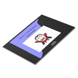 Vamptastisches Halloween Notepad 11" X 8,5" Notizblock