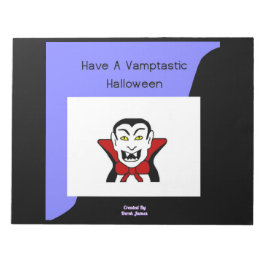 Vamptastisches Halloween Notepad (27,9 cm x 21,6 c Notizblock
