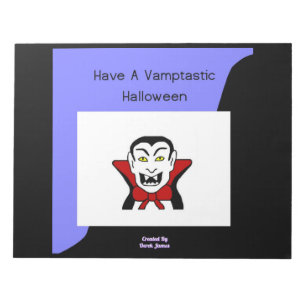 Vamptastisches Halloween Notepad (27,9 cm x 21,6 c Notizblock