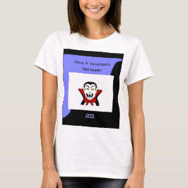 Vamptastisches Halloween-Weiß-T-Shirt T-Shirt