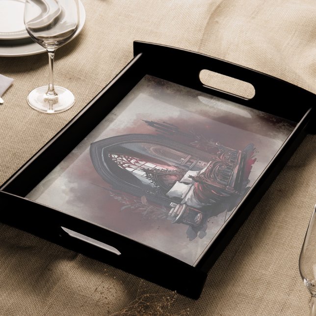 Vampy Boudoir | Gothic Red Viktorianisch Bedroom S Seidenpapier (Von Creator hochgeladen)