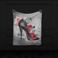 Vampy Spiked Stiletto | Rote Rose High Heel Grunge